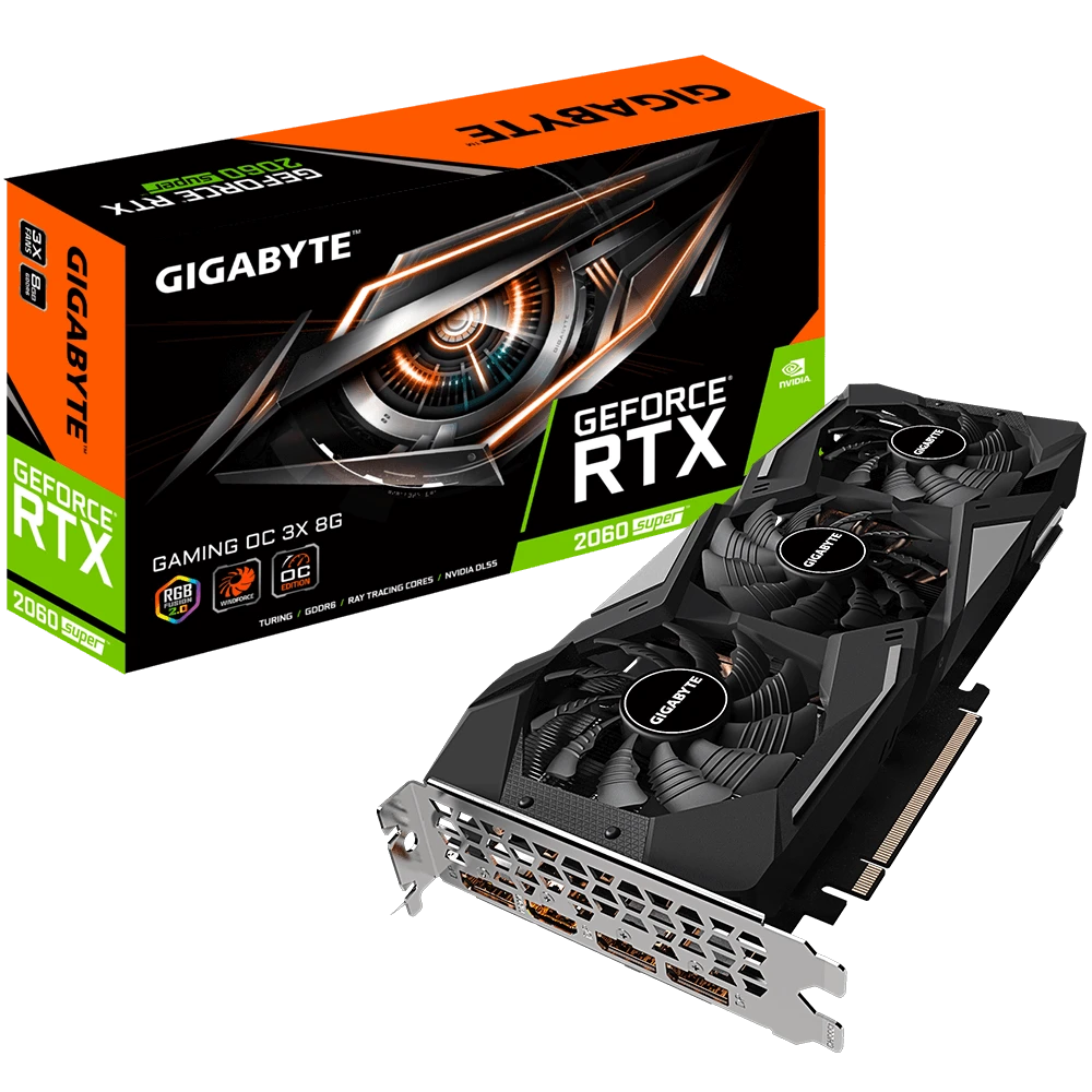 Gigabyte GeForce® RTX 2060 SUPER GAMING OC 3X 8G  (Rev. 2.0)